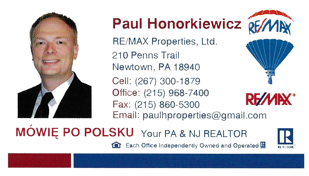 Paul Honorkiewicz, RE/MAX Properties, Ltd.