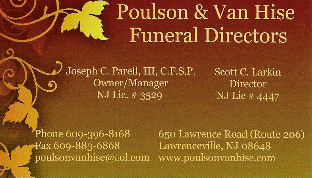 Poulson Van Hise Funeral Directors